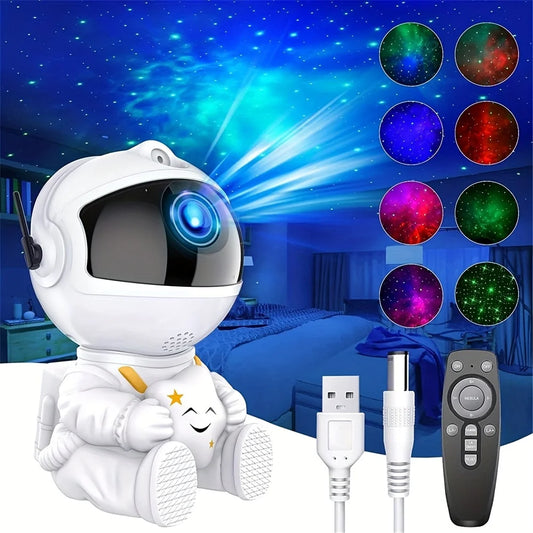 Astronaut Galaxy projector LED night light